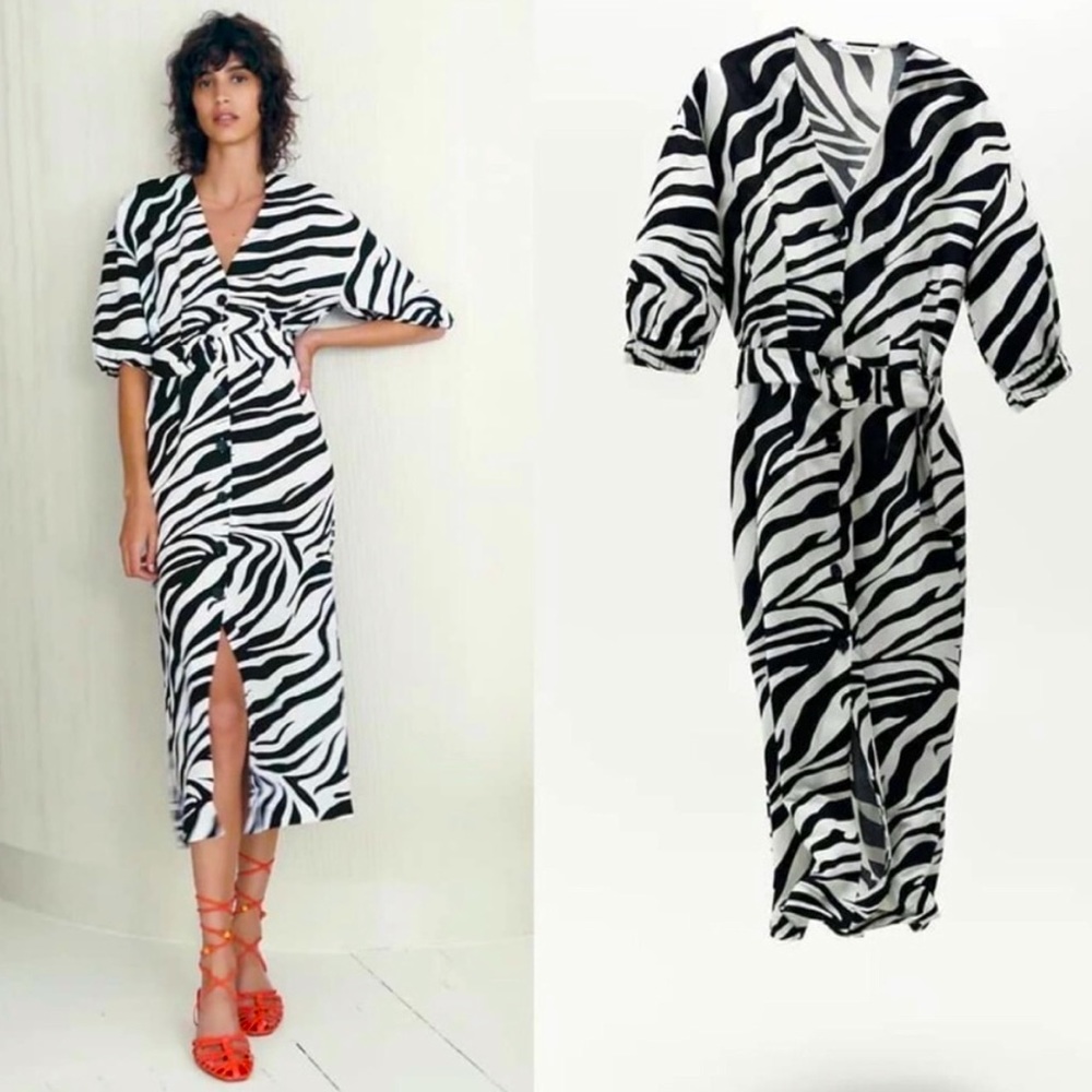ZARA Animal print DRESS